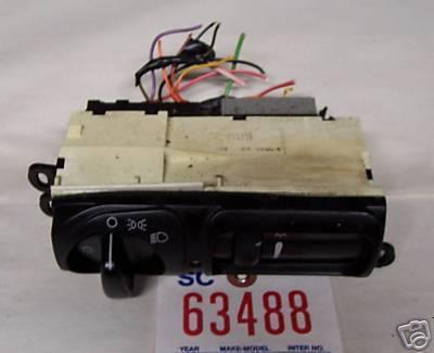 Chrysler 95 concorde headlamp/headlight switch black 1995