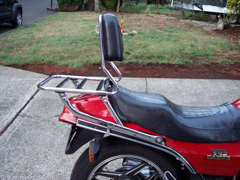1982-83 v45 sabre vf750s back rest luggage rack sissy bar backrest six pack rack