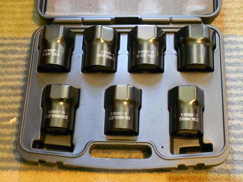Spx otc (4542 ) 7 pcs wheel bearing locknut socket set new