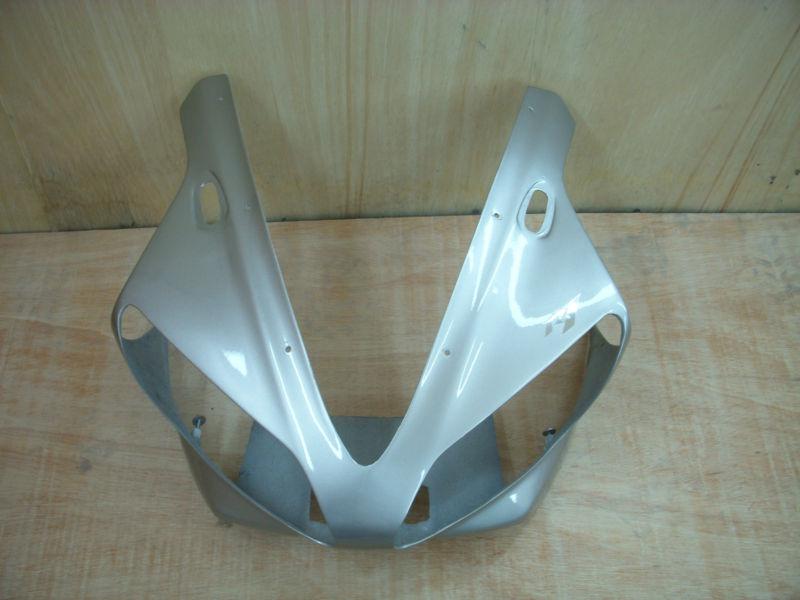 Yamaha r1 2000 2001 00 01 upper cowl fairing grey