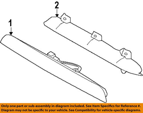 Kia oem 927002p000 high mount brake light-high mount lamp