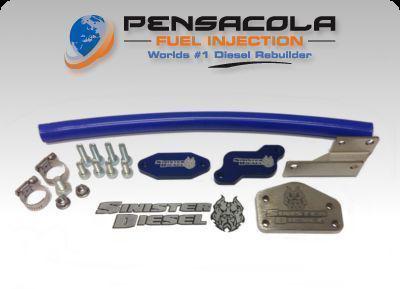 2004.5-05 lly 6.6l gm duramax egr valve/cooler delete kit (2077)