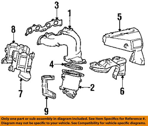 Toyota oem 2557674030 exhaust pipe to manifold gasket