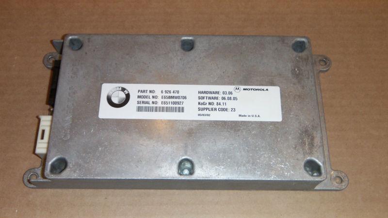 2002 bmw 745li telephone transmitter receiver
