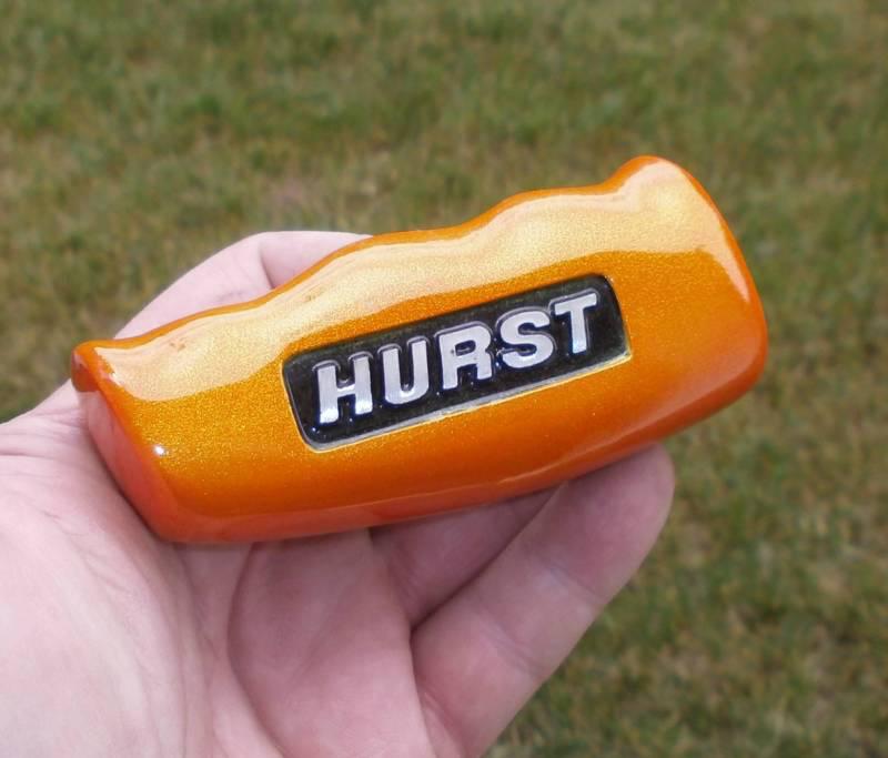 Find New Metal Flake Orange Hurst THandle Shift Knob Gasser Shifter