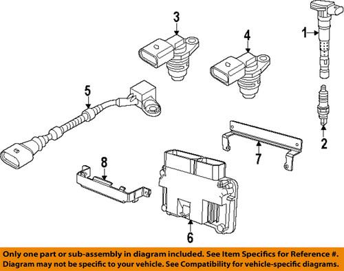 Volkswagen oem 07l905163c camshaft position sensor