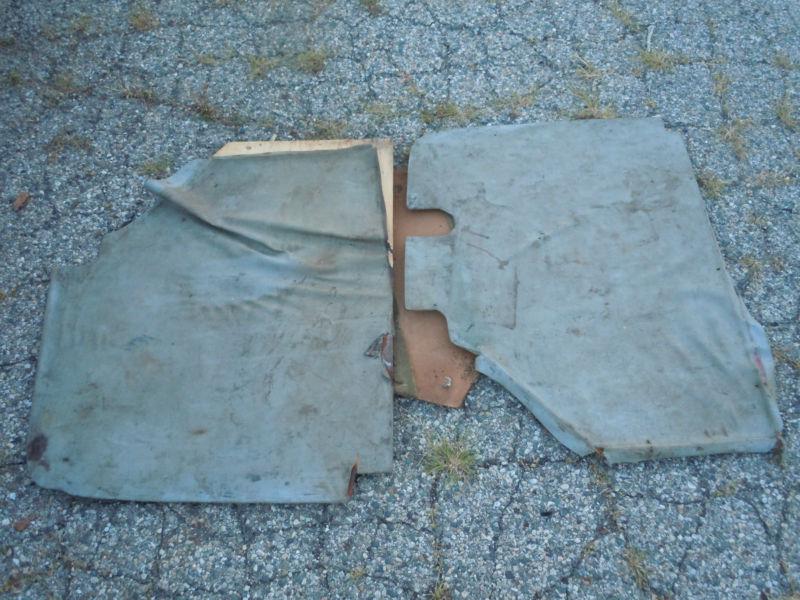 Bmw e21 rear trunk floor and side boards/covers and mat 