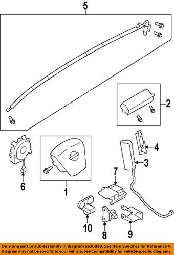 Nissan oem y8ehm1aa0a air bag-side air bag