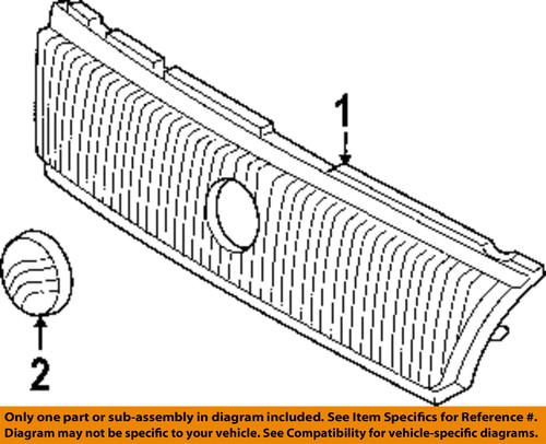 Mercury oem 6n7z8213a grille-emblem