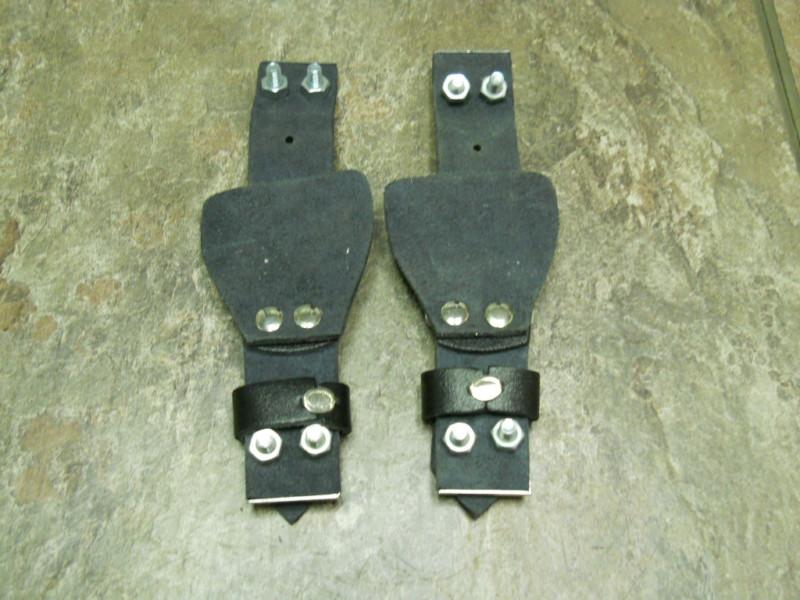 Porsche 356 carrera front hood straps