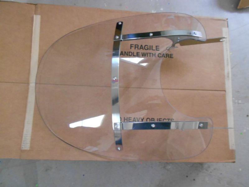 Harley davidson touring road king  detachable windshield 2in under height clear