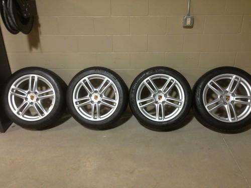 Porsche oem brand new 19" panamera turbo wheels and tires michelin ps2