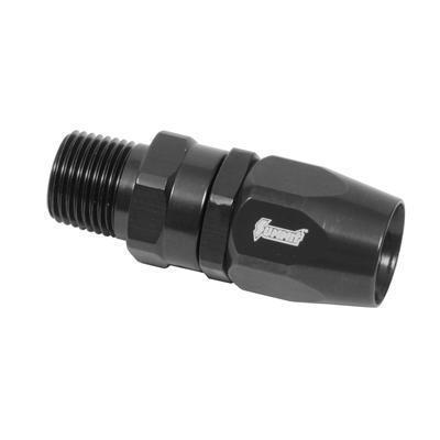 Summit 240106b hose end swivel straight -12 an hose to male 3/4" npt black ea