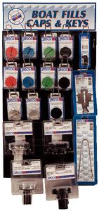 Sea-dog corp 916021 boat fills caps & keys display