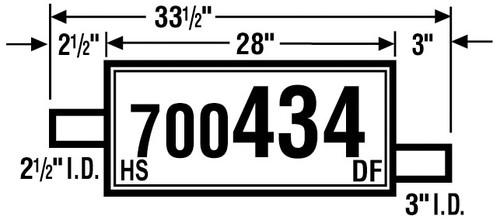 Ap exhaust 700434 exhaust muffler-muffler
