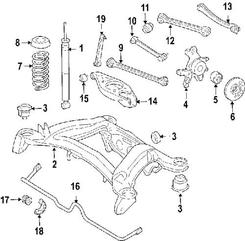 Mercedes-benz 2103243604 genuine oem factory original coil spring