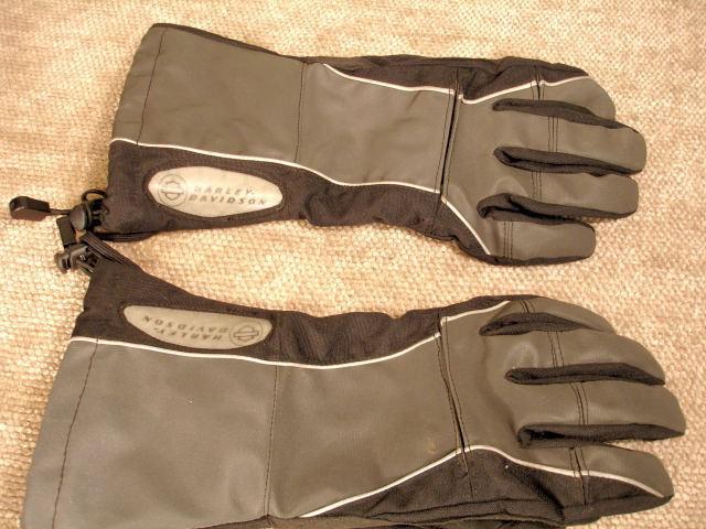 Harley davidson nylon motorcycle cafe racer gloves men small