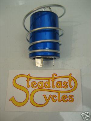 Triumph norton bsa ignition capacitor 2mc w spring 54170009 battery eliminator