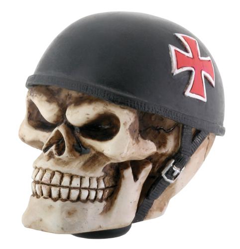 Sale !  universal biker skull w helmet shift knob skull shifter lever handle nr