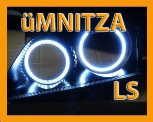 Lincoln ls 03-07 headlights angel eyes demon eyes halo led drl hid accessories n