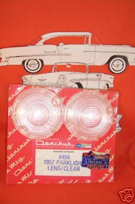 1957 chevy parklight lens belair hardtop nomad sedan wagon made in usa