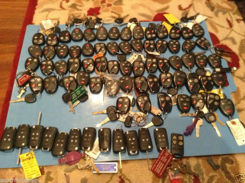 BIG LOT OF 77 SMART KEY FOBS Chevy GM Cadillac tahoe etc car truck suv NR! , US $50.99, image 3