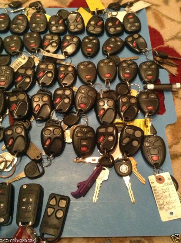 BIG LOT OF 77 SMART KEY FOBS Chevy GM Cadillac tahoe etc car truck suv NR! , US $50.99, image 4