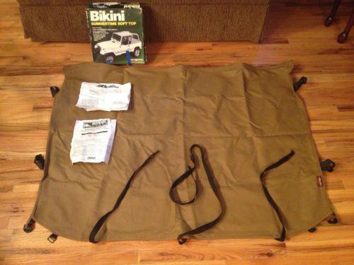 Jeep bestop bikini top fits wrangler 92 93 94 95 best soft spice denim