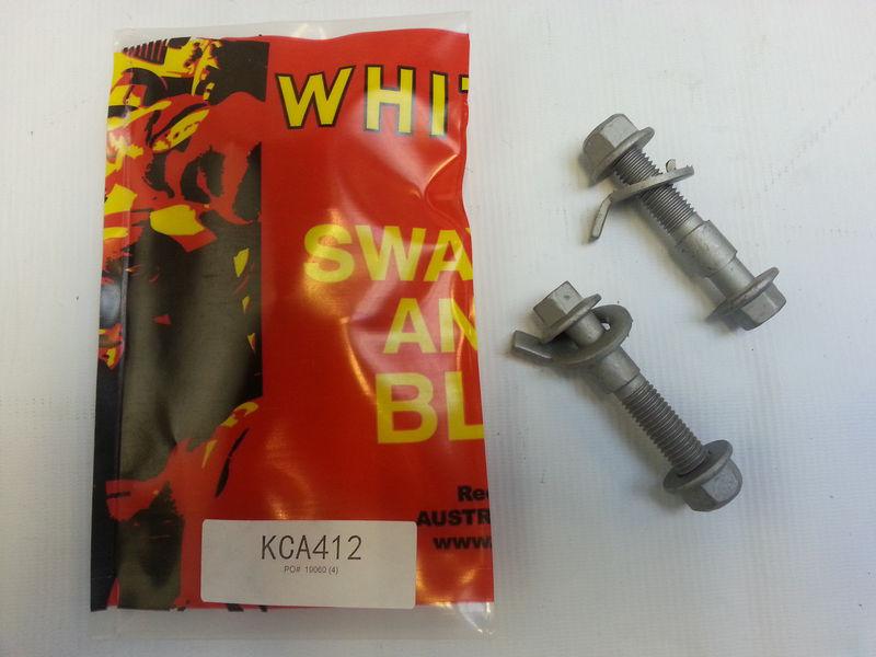Kca412 whiteline 12mm adjustable camber bolt set (2 bolts) 