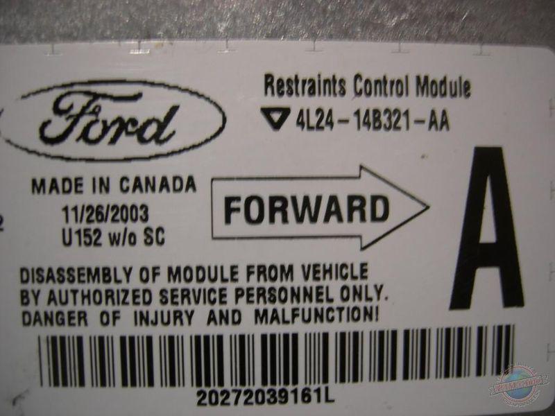 Air bag bcm/ecu explorer 697268 04 05 airbag ecu gd bags 5l24-14b321-aa