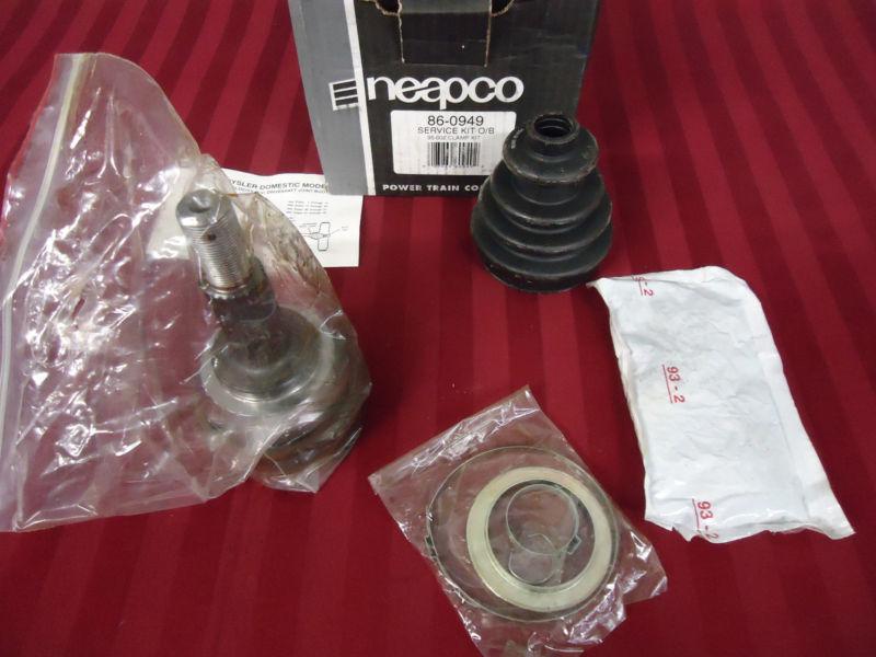 1984-89 chrysler dodge plymouth neapco joint & boot service kit o/b #86-0949 