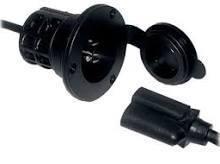 Pro mariner ac plug holder - black 51201