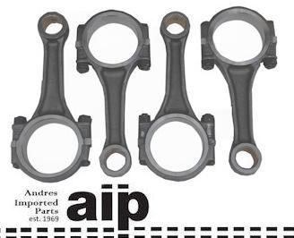 (set x4) connecting rod 13-1600cc  vw volkswagen super beetle bug ghia bus van  