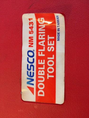 Nesco double flaring tool set nm5431