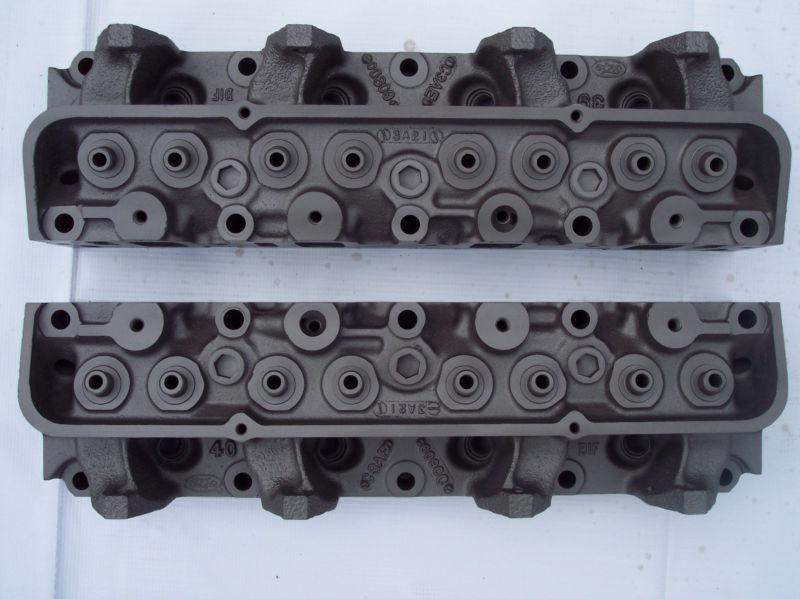 62 63 406 ford tri power galaxie fe big block cylinder heads c3ae-c 390 427 428