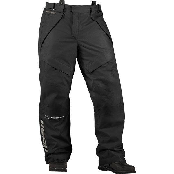 Black l icon patrol waterproof textile overpant