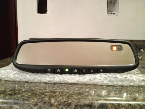 Gentex 453 homelink mirror with autodim and amber compass