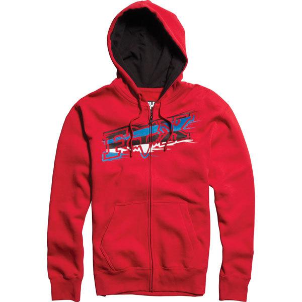 Red xxl fox racing sharpstreak zip hoody