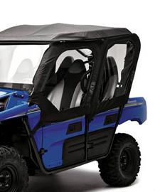 12 13 14 kawasaki teryx4 black soft cabin doors cab upper half magnetic