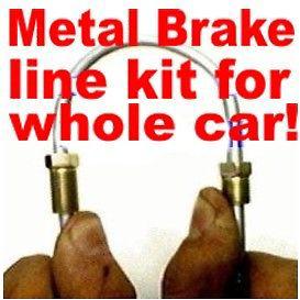 Complete metal brake line kit honda 1970 - 1975 1976 - 1979 1980 - 1985 1986 