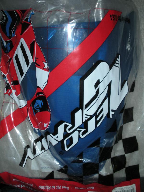 Zero gravity - double bubble blue windscreen suzuki gsx-r1000 03-04 -db series