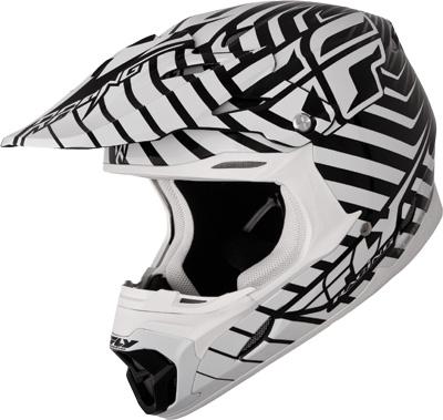 Fly three.4 sonar helmet white/black x 73-3641x