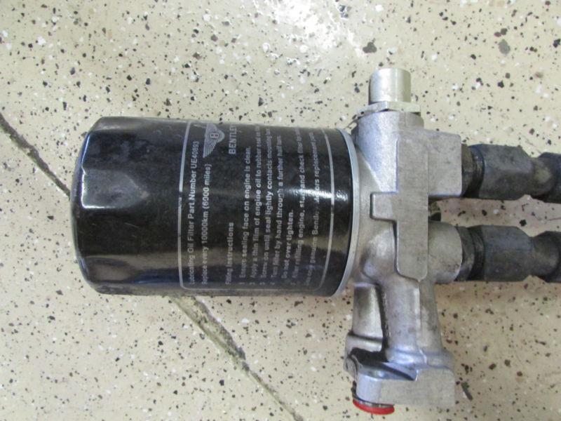 1999 rolls royce silver spur, oil filter housing & lines, p/n ue40893