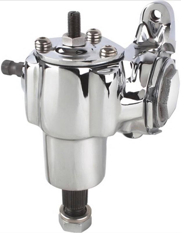 Vega steering gear box chrome new 1932 34 hot rods straight axle cross steering