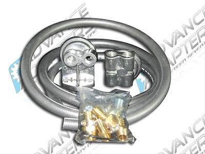 Advance adapters 716084 oil filter relocation kit 96" hose length ford v8 kit