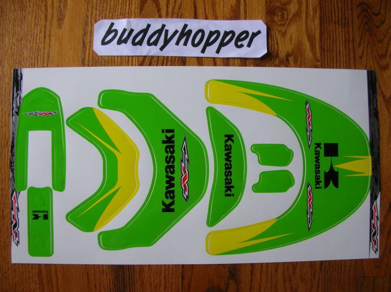 Leatt brace graphics kawasaki stickers decals kx kxf klx 125 250 450