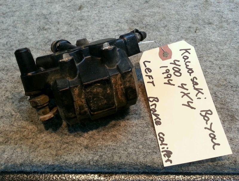Kawasaki bayou 400 4x4  1994 left front brake caliper.