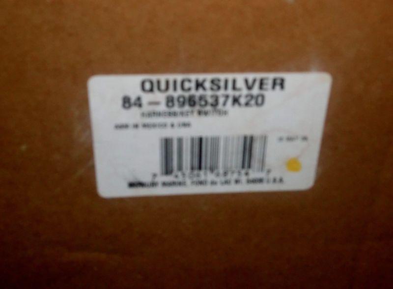 Mercury 84-896537k20 quicksilver boat engine harness w/ key switch