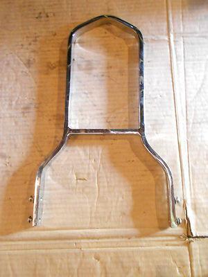 Chrome sissy bar for harley davidson