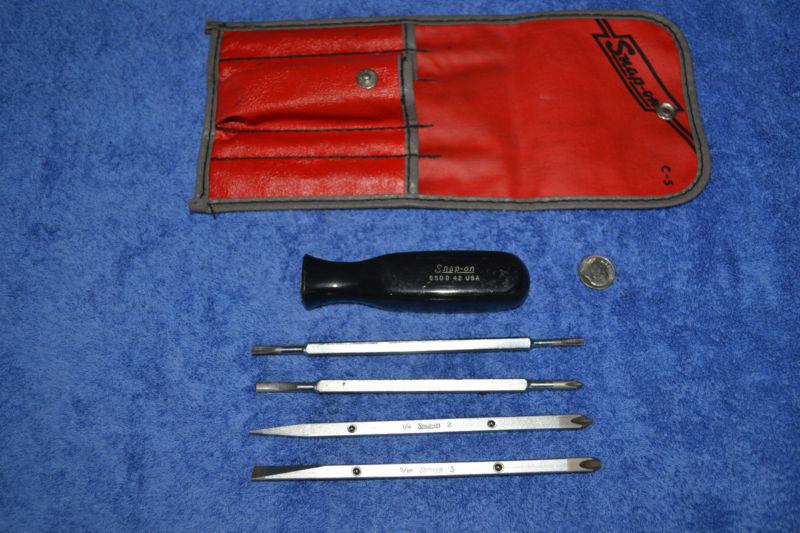 Snap On Tools Rare Reversible blade screwdriver set SSDD42, US $20.50, image 2
